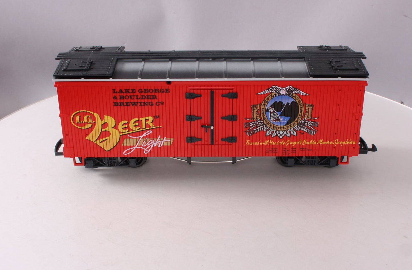 LGB 4472 G Scale Lake George & Boulder Brewing Reefer LN/Box
