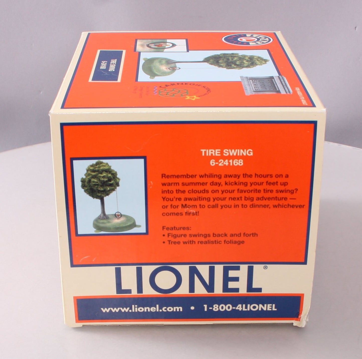 Lionel 6-24168 O Tire Swing Animated Scene LN/Box