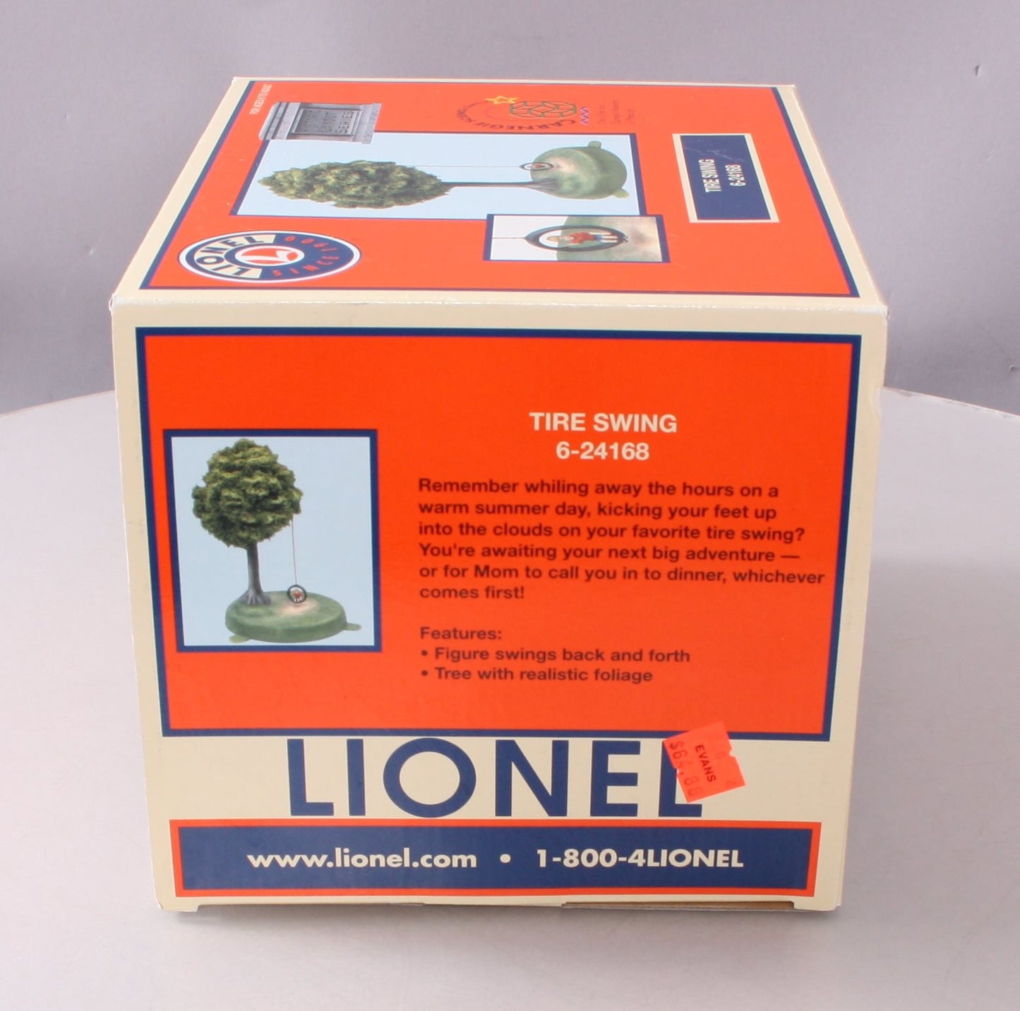 Lionel 6-24168 O Tire Swing Animated Scene LN/Box