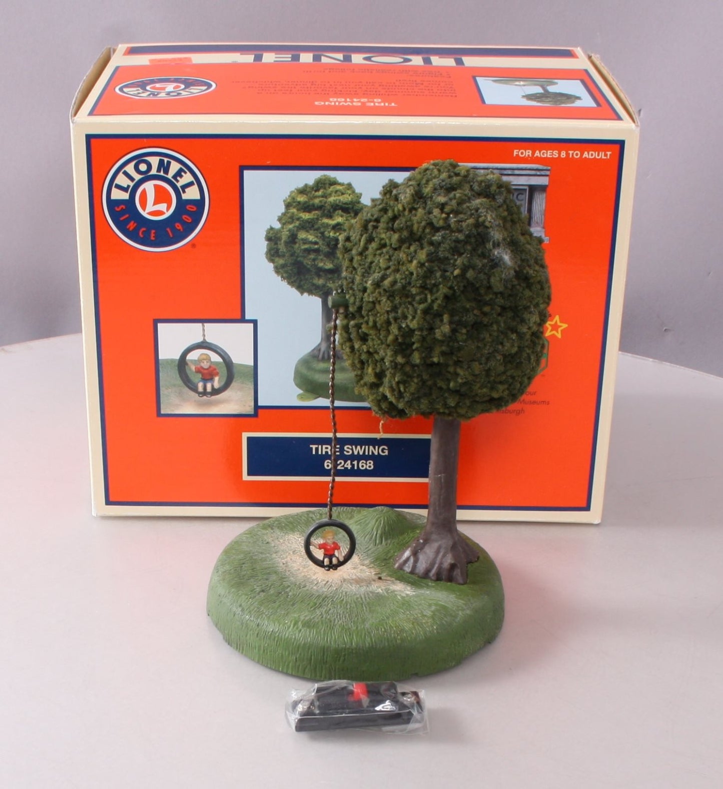 Lionel 6-24168 O Tire Swing Animated Scene LN/Box