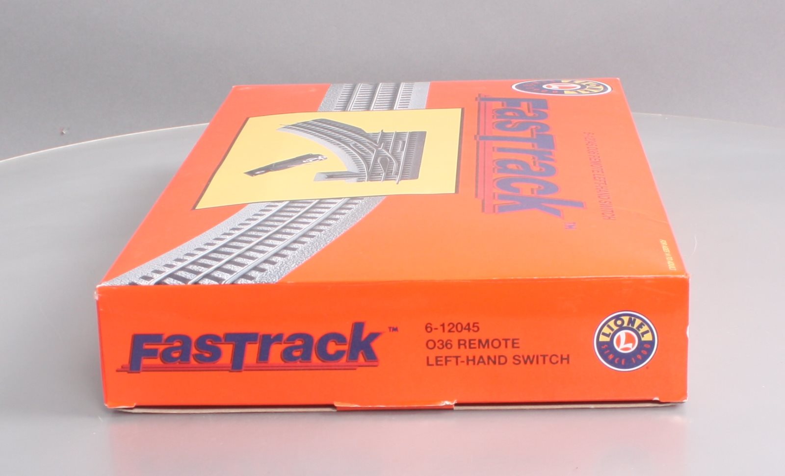 Lionel 6-12045 O O36 Left Hand Remote-Control FasTrack Curved Switch Turnout EX/Box
