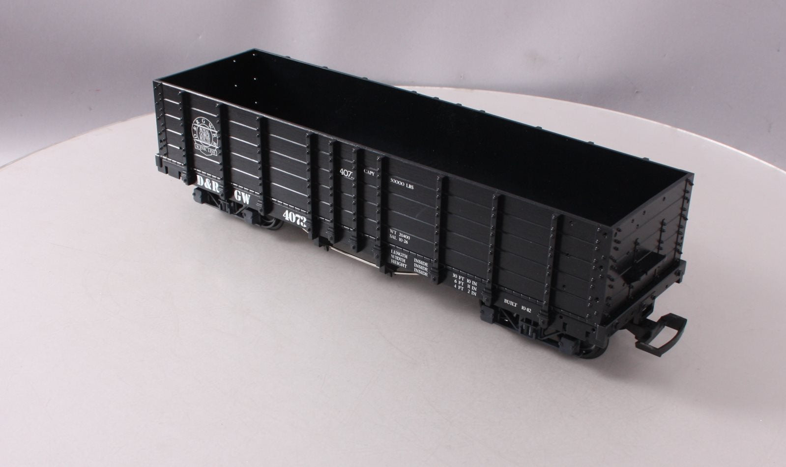 LGB 4073-C03 G Scale Denver and Rio Grande High Side Gondola #4073 LN/Box
