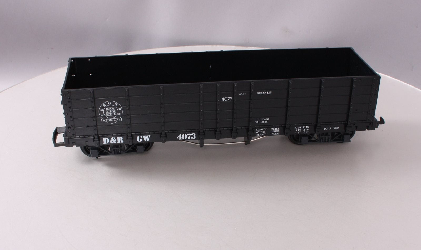 LGB 4073-C03 G Scale Denver and Rio Grande High Side Gondola #4073 LN/Box