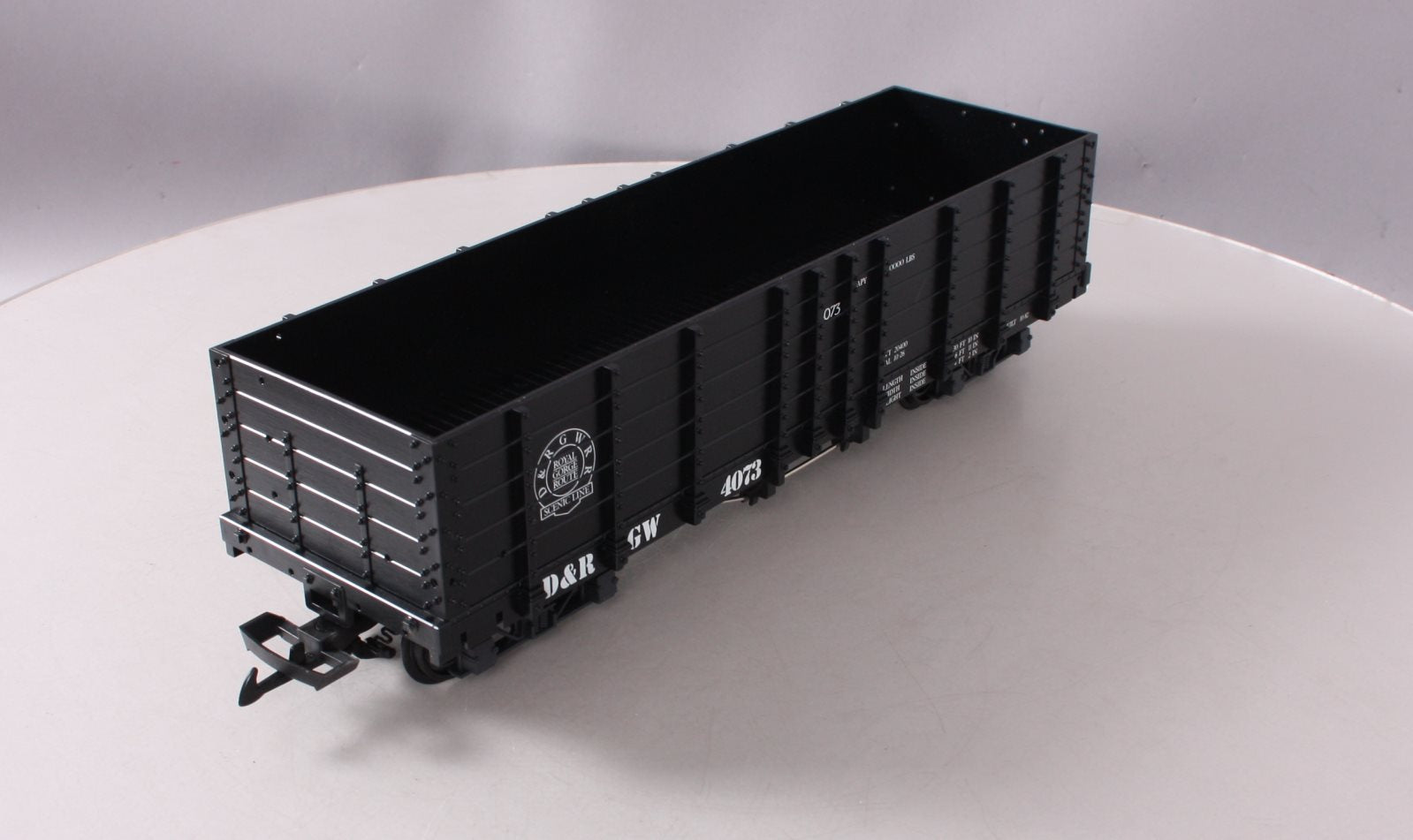 LGB 4073-C03 G Scale Denver and Rio Grande High Side Gondola #4073 LN/Box