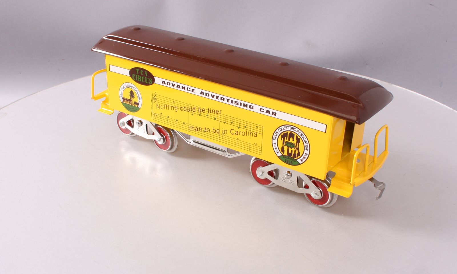 McCoy Standard Gauge 1987 TCA Carolina Circus Advance Advertising Car LN/Box