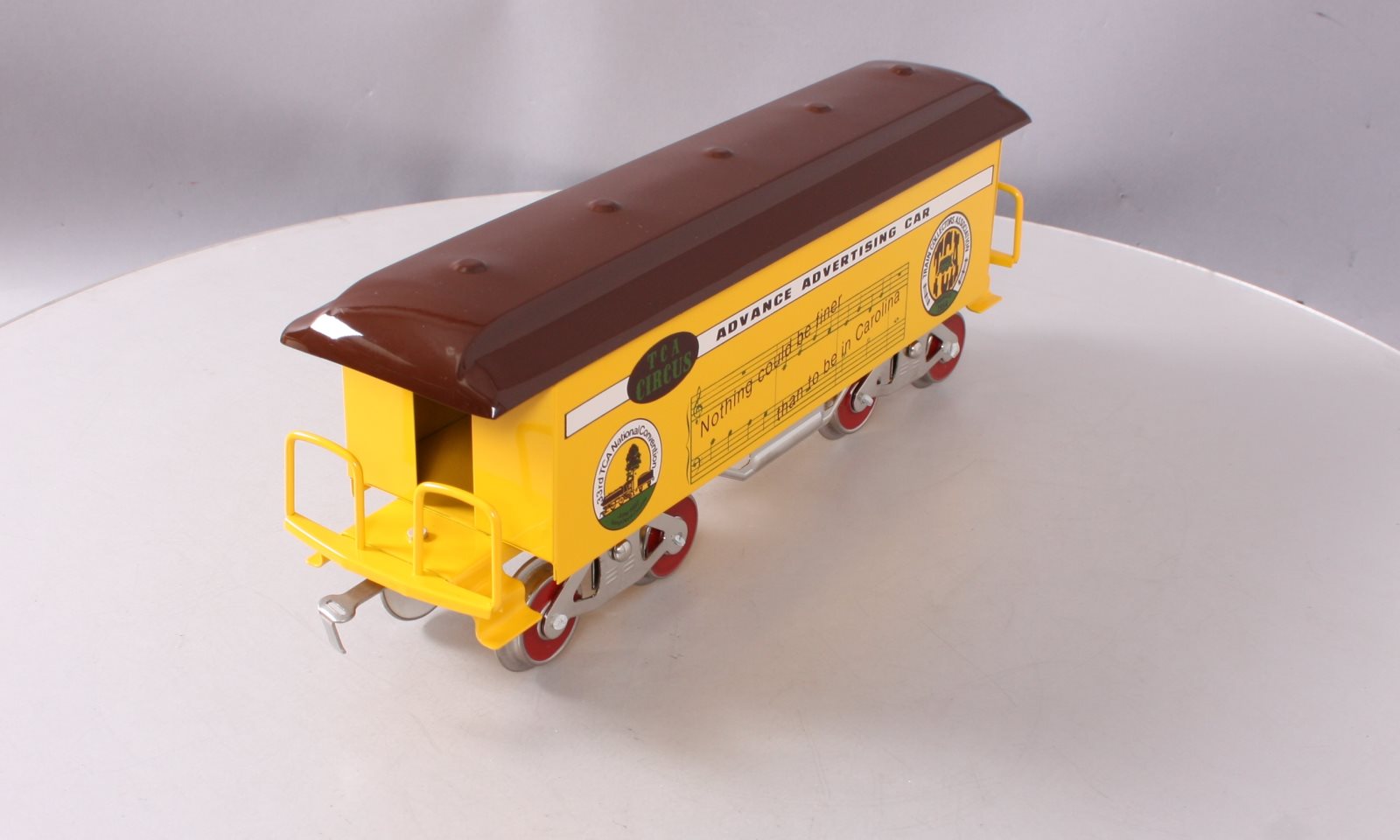 McCoy Standard Gauge 1987 TCA Carolina Circus Advance Advertising Car LN/Box