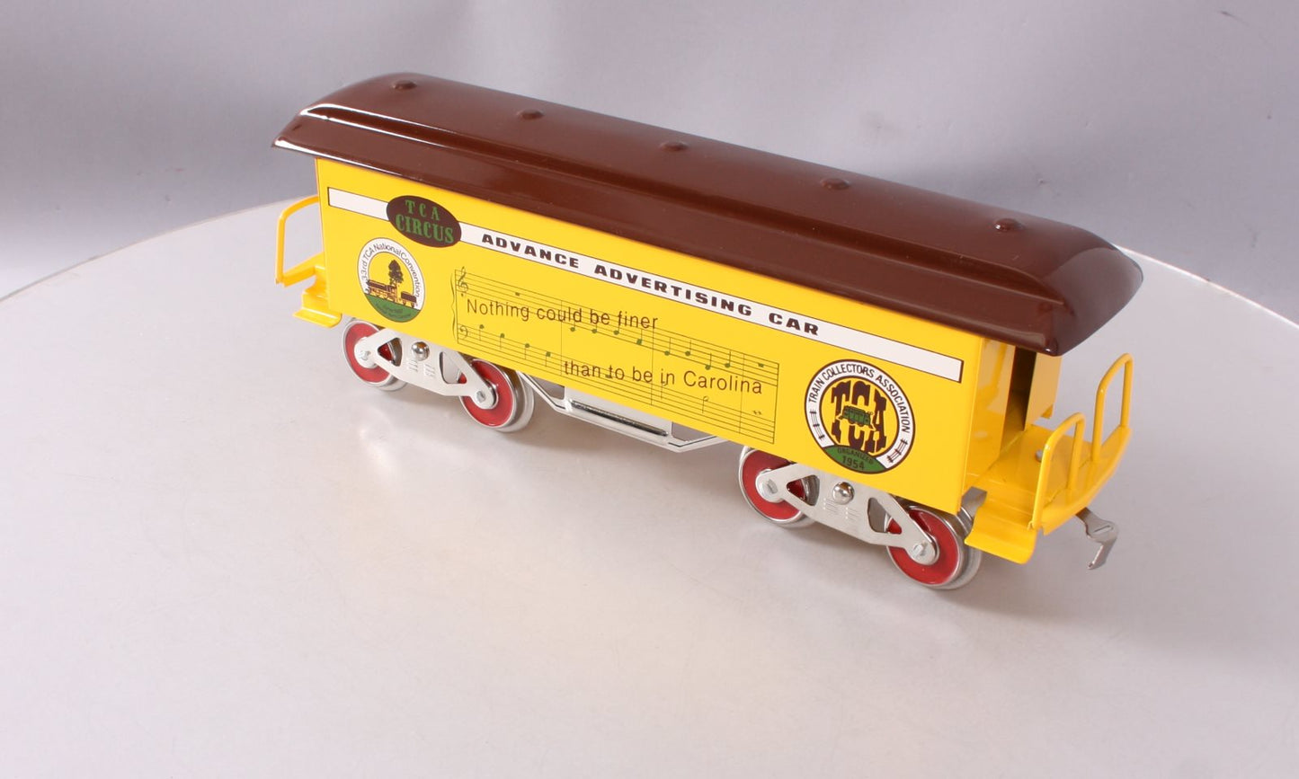 McCoy Standard Gauge 1987 TCA Carolina Circus Advance Advertising Car LN/Box