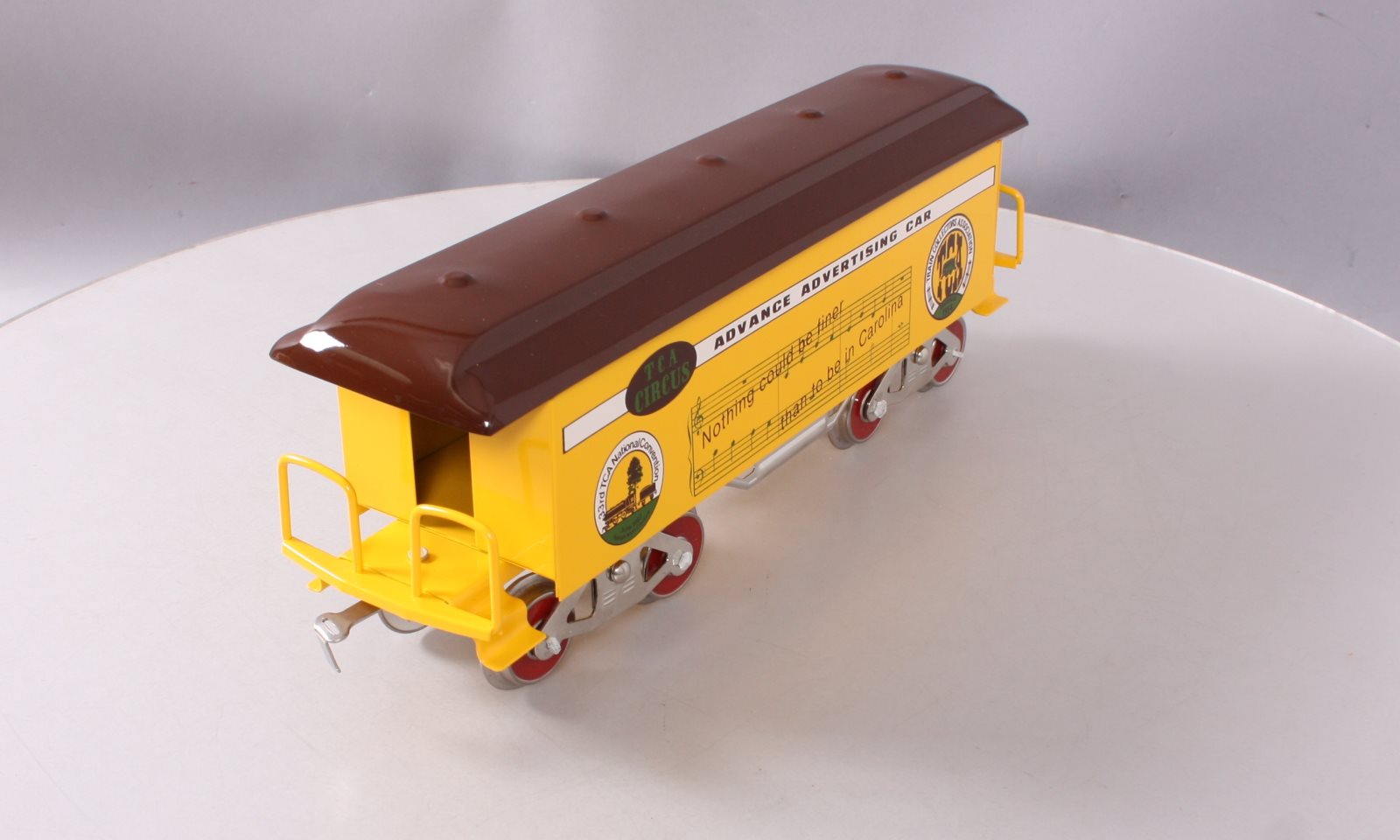 McCoy Standard Gauge 1987 TCA Carolina Circus Advance Advertising Car LN/Box