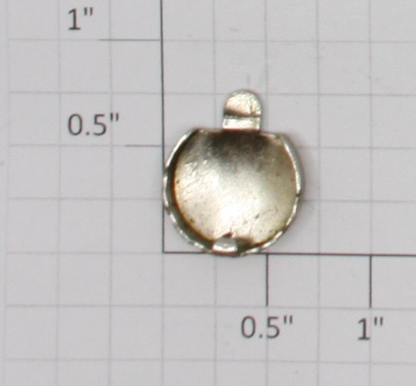 Lionel 418-32 Nickel Tank Cap End