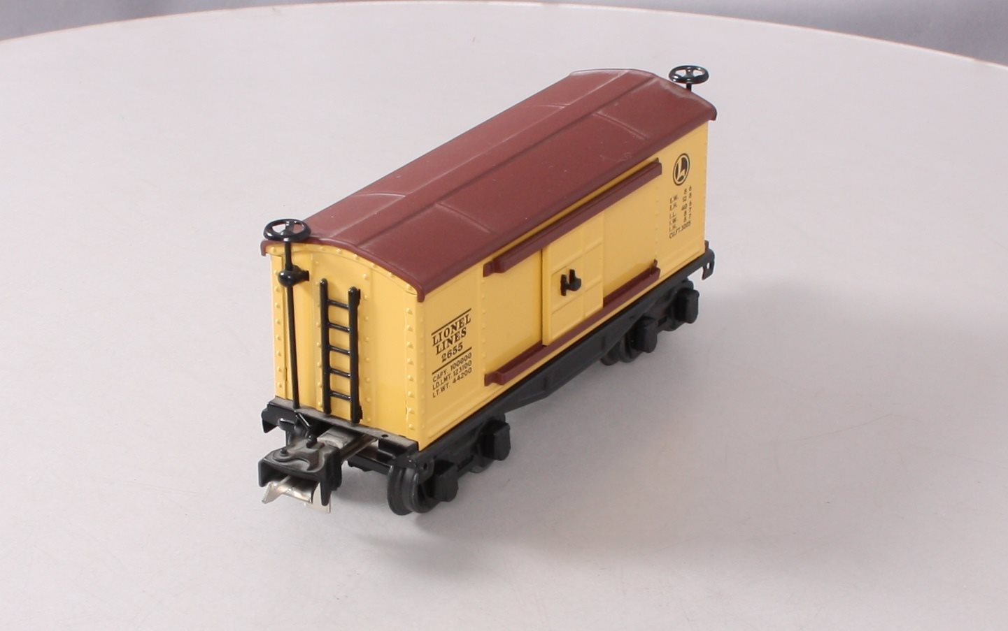 Lionel 11-70057 O Gauge Yellow & Brown  Lionel Lines Tin Plate Boxcar LN/Box