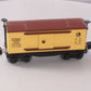 Lionel 11-70057 O Gauge Yellow & Brown  Lionel Lines Tin Plate Boxcar LN/Box