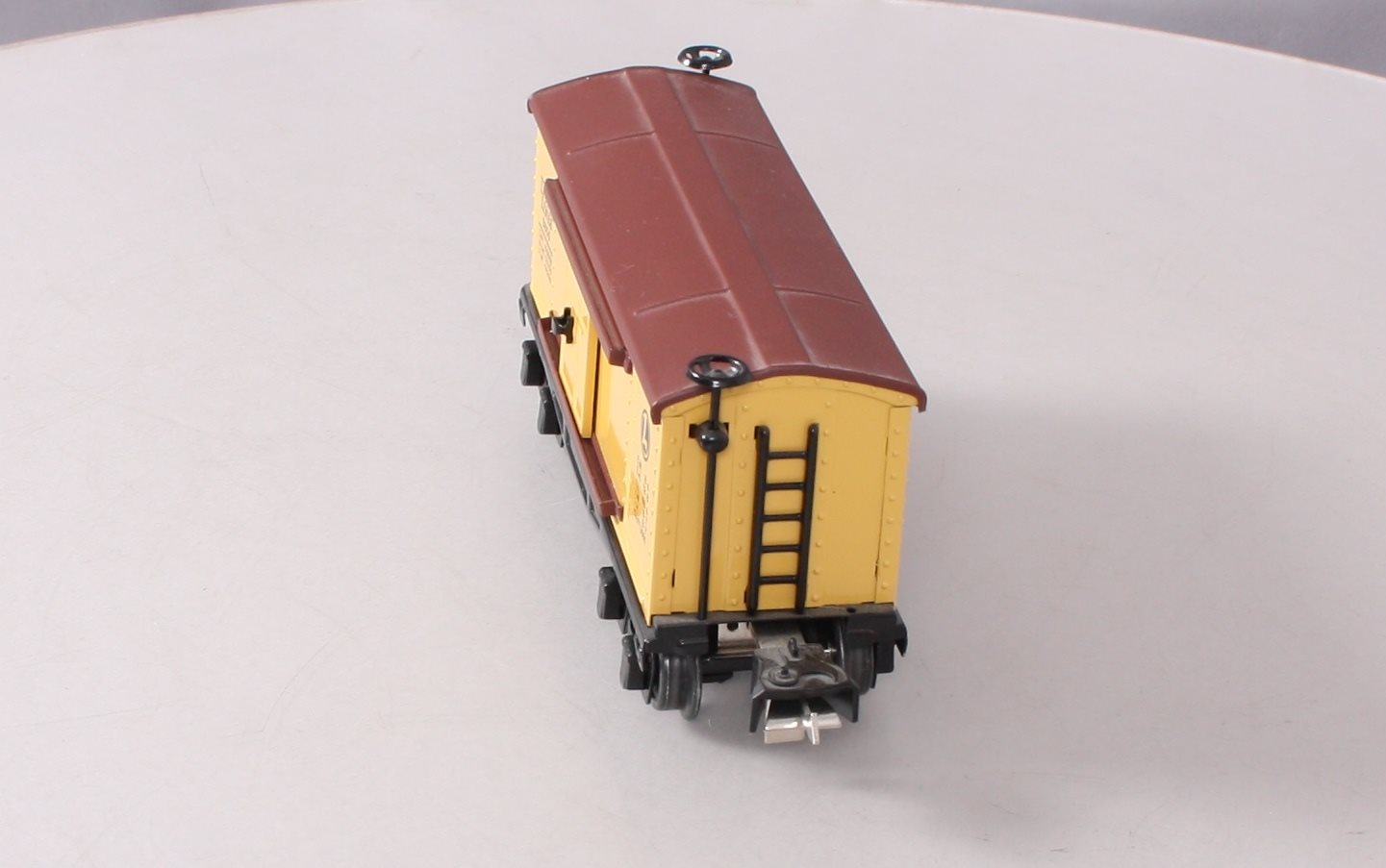 Lionel 11-70057 O Gauge Yellow & Brown  Lionel Lines Tin Plate Boxcar LN/Box