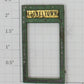Lionel 127-105 Lioneltown Green Door Frame w/ Brass Nameplate