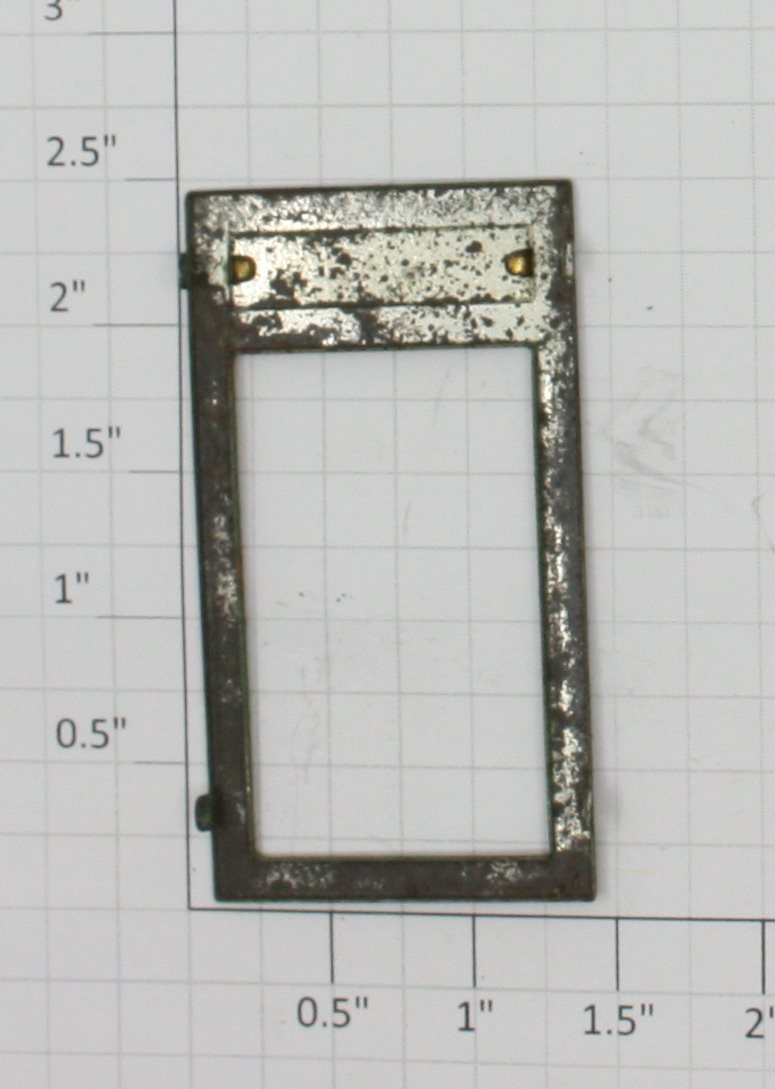 Lionel 127-105 Lioneltown Green Door Frame w/ Brass Nameplate