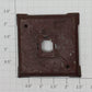 Lionel 68-5M  Prewar Tin Crossing Sign Maroon / Red Base