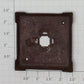 Lionel 68-5M  Prewar Tin Crossing Sign Maroon / Red Base