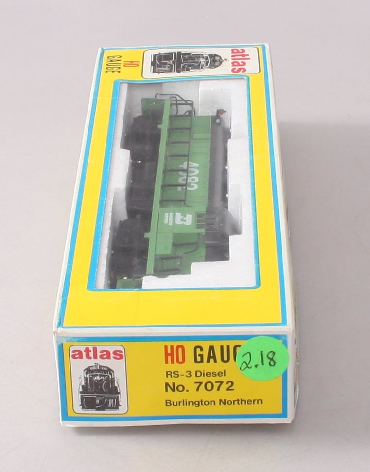 Atlas 7072 HO Scale BN RS-3 Diesel Locomotive #4082 LN/Box