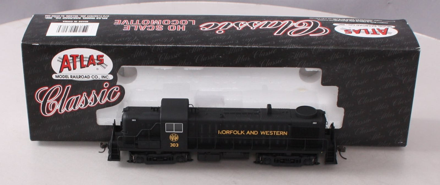 Atlas 7026 HO Scale N&W RS-3 Diesel Engine #303 LN/Box