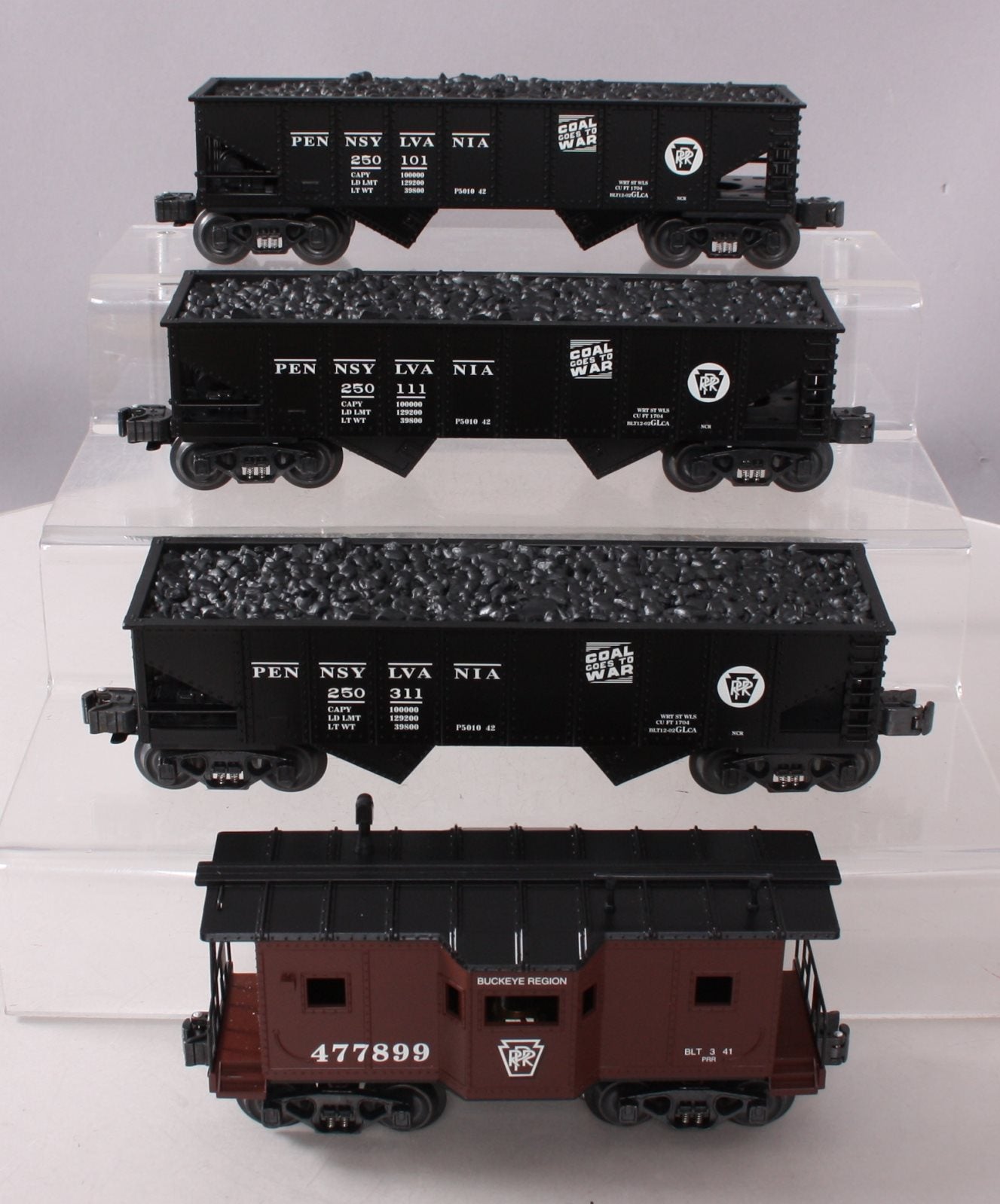 K-Line K622-1892A Pennsylvania RR Freight 4-Car Set EX/Box