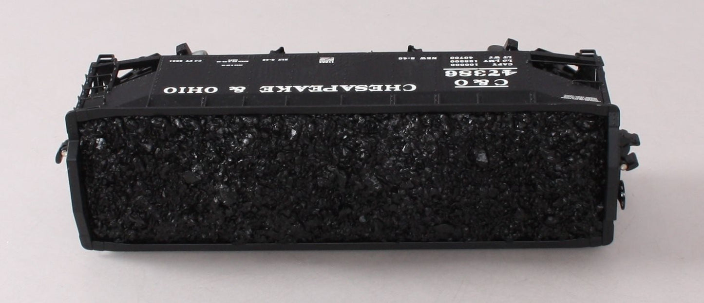 Lionel 6-17083 O Chesapeake & Ohio 2-Bay Offset Hopper Car #47386 EX/Box