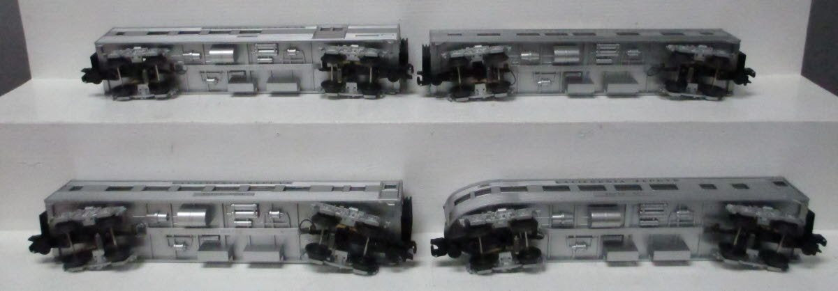 Lionel 6-25156 O Gauge California Zephyr Streamliner Passenger Cars (Set of 4) LN/Box