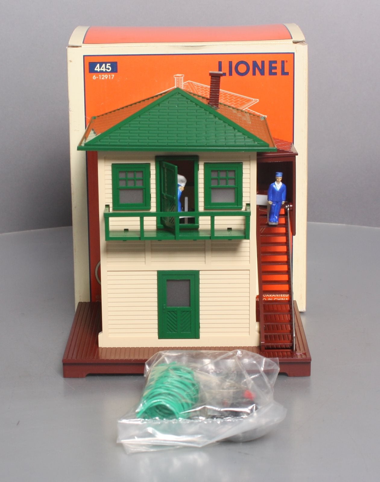 Lionel 6-12917 O Gauge No. 445 Animated Switch Tower LN/Box