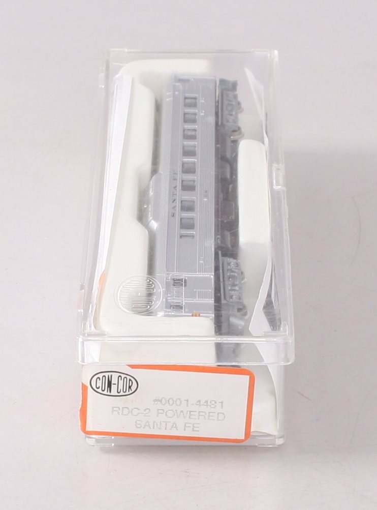 Con-Cor 0001-4481 N Scale Santa Fe RDC-2 Powered Budd Car #DC194 LN/Box