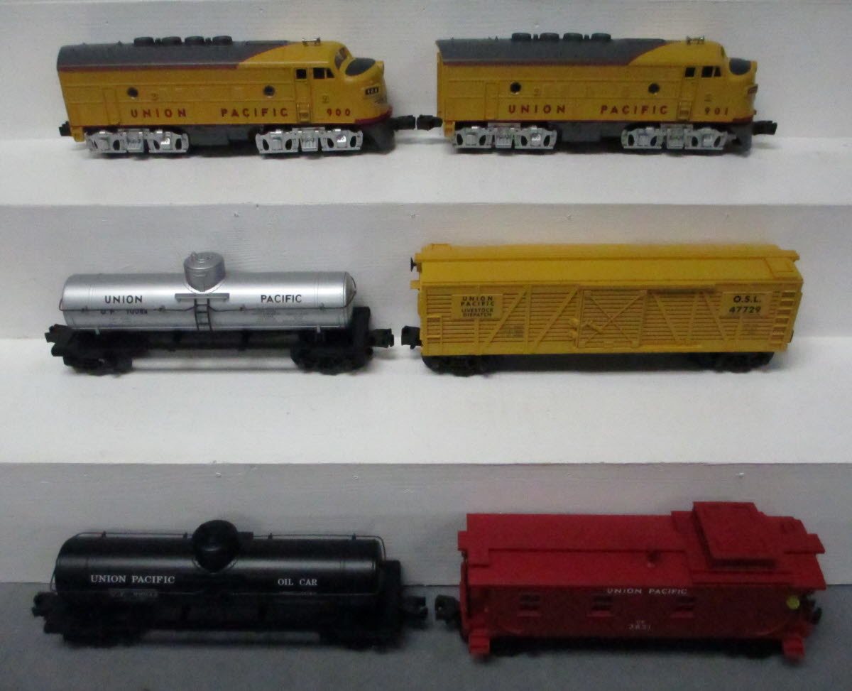 MTH 020 O-Gauge Union Pacific F-3 Diesel Freight Set LN/Box
