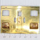 Lionel 380E-10 380E Brass Door and Window Insert Plate with Red Lettering