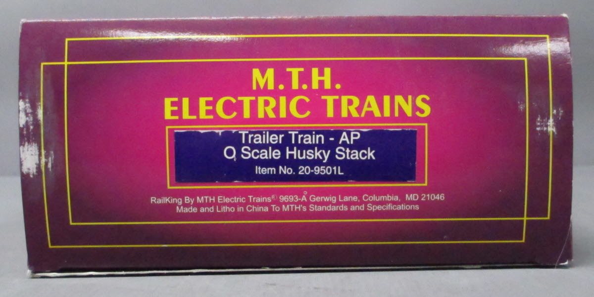 MTH 20-9501L O Gauge TTX Husky Stack Car w/ Containers #427208 LN/Box