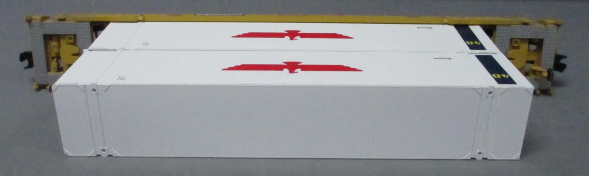MTH 20-9501L O Gauge TTX Husky Stack Car w/ Containers #427208 LN/Box