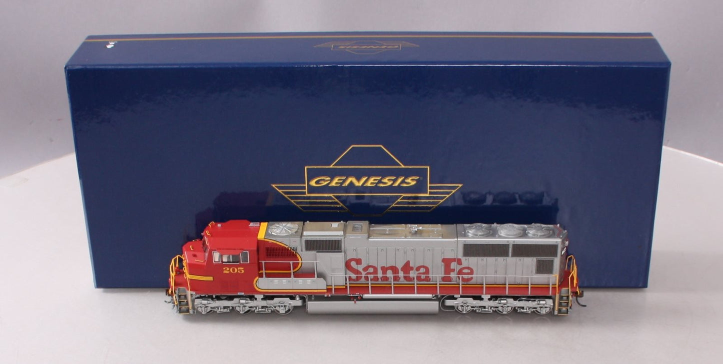 Athearn G69312 HO Santa Fe SD75M Diesel Locomotive w/DCC & Sound #205