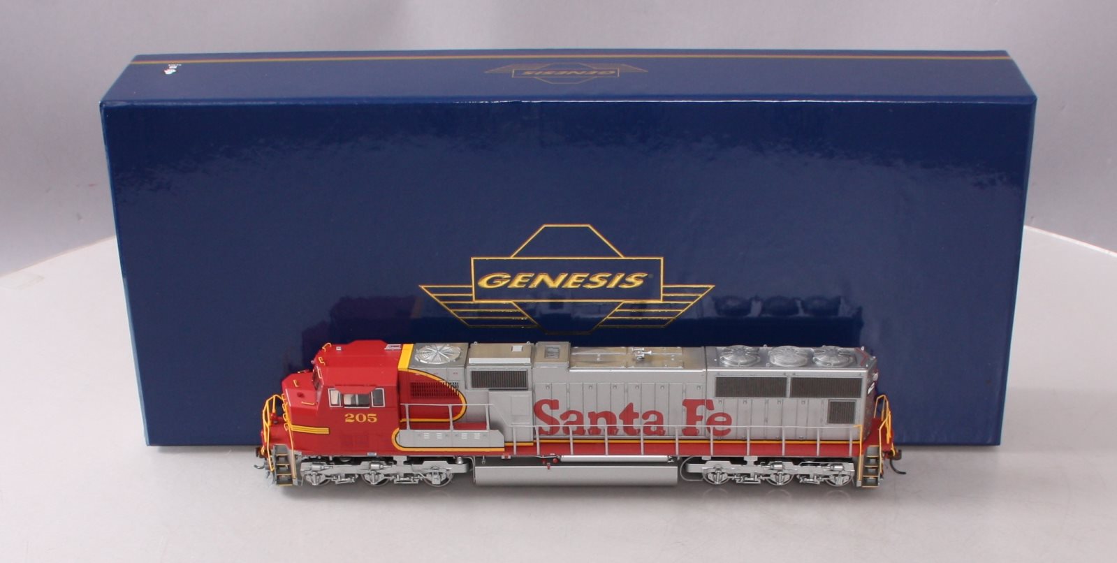 Athearn G69312 HO Santa Fe SD75M Diesel Locomotive w/DCC & Sound #205