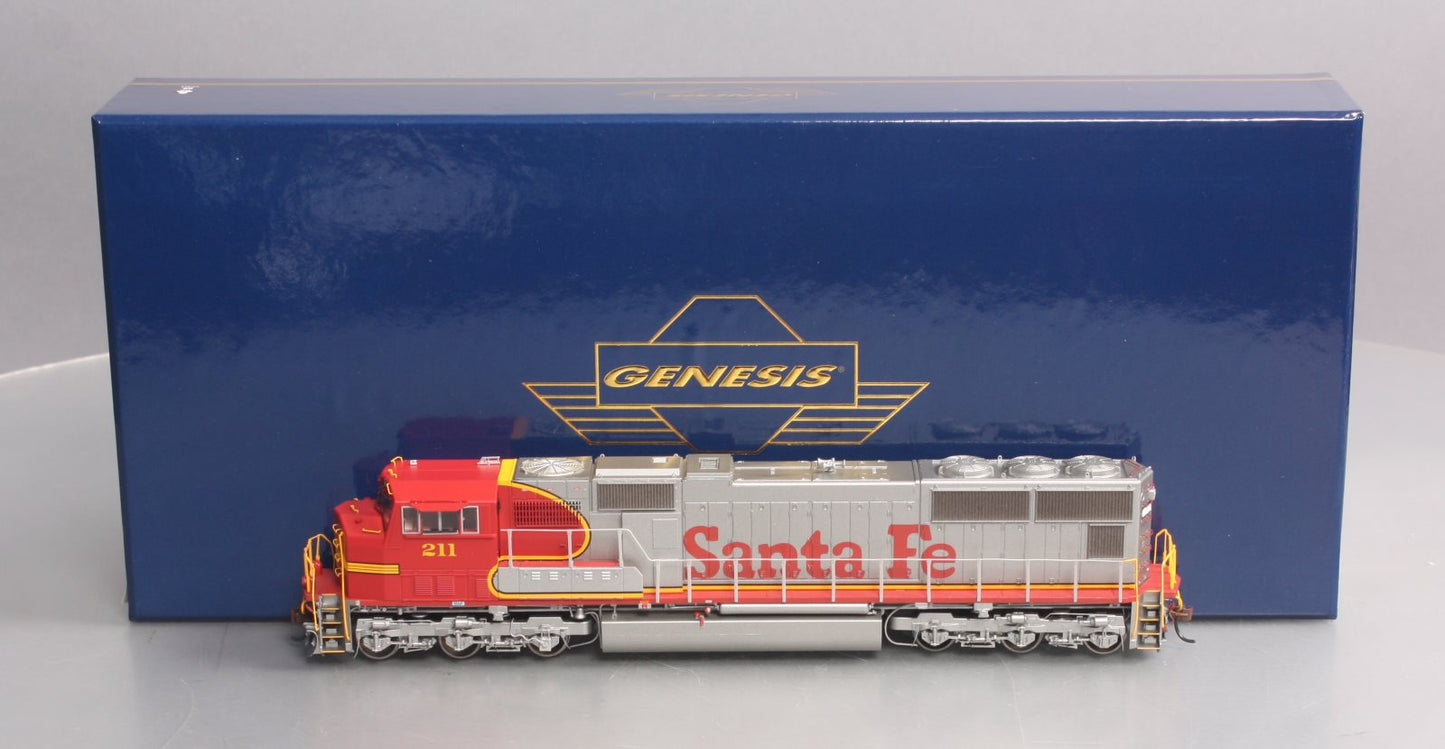 Athearn G69313 HO Santa Fe SD75M Diesel Locomotive w/DCC & Sound #211