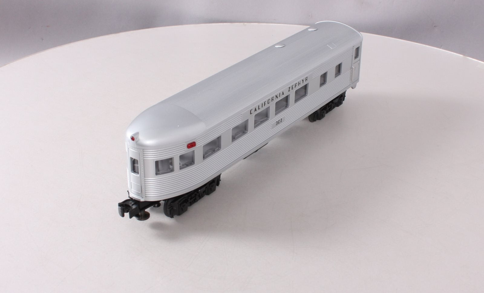 MTH 30-6053 O California Zephyr Streamlined Observation Car #302 LN/Box