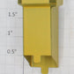 Lionel 124-43 Mustard Angled Bottom Chimney 122 124 125 126 134