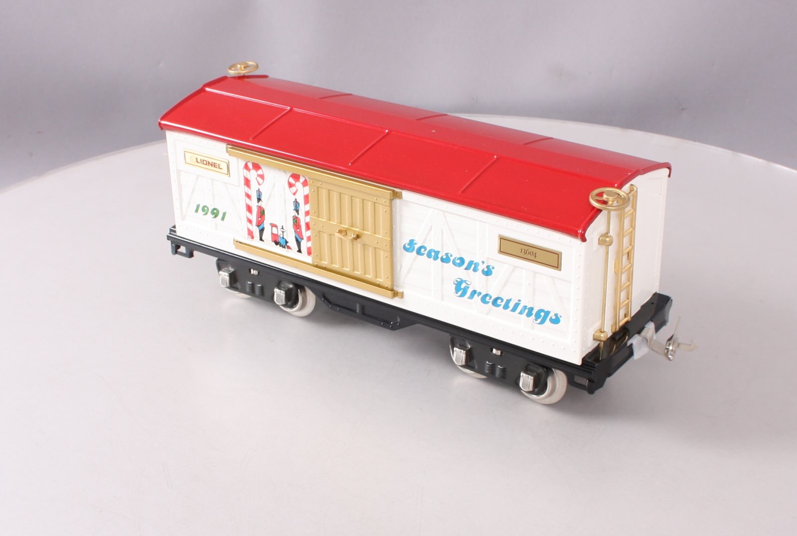 Lionel 6-13604 Standard Gauge 1991 Seasons Greetings Christmas Car LN/Box