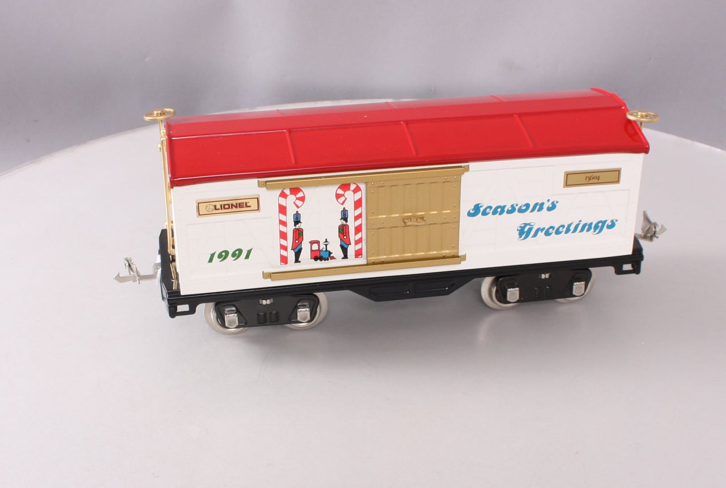 Lionel 6-13604 Standard Gauge 1991 Seasons Greetings Christmas Car LN/Box