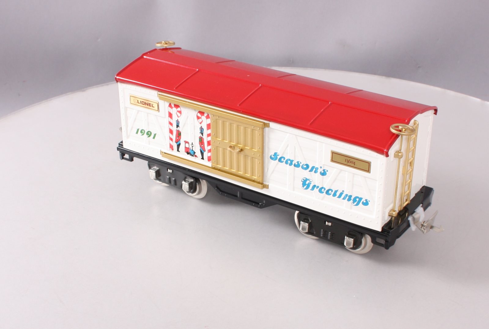 Lionel 6-13604 Standard Gauge 1991 Seasons Greetings Christmas Car LN/Box
