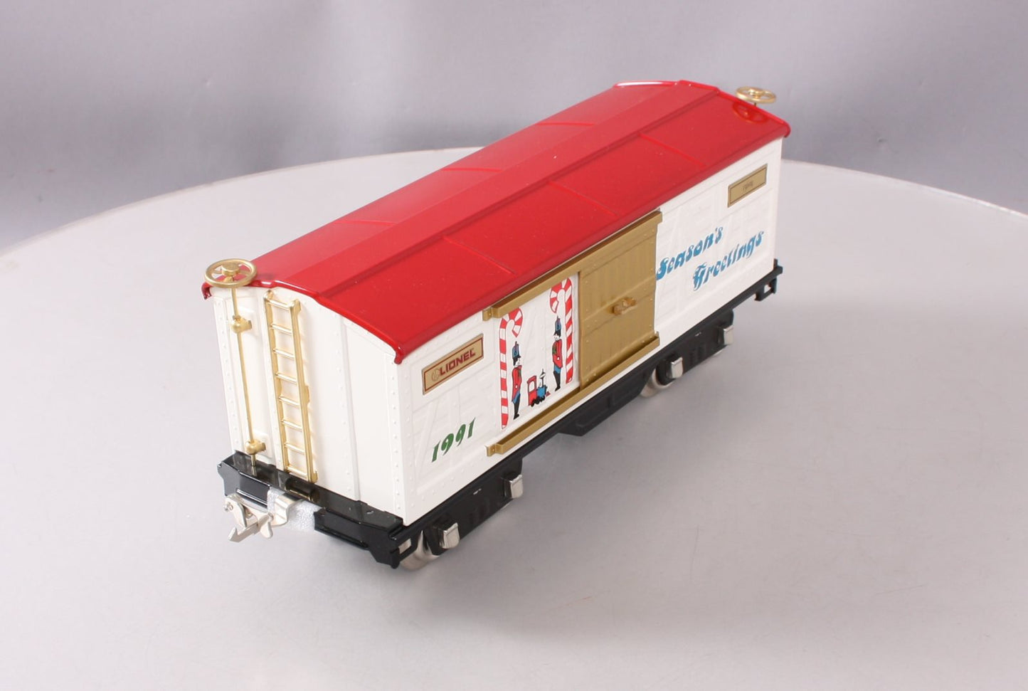 Lionel 6-13604 Standard Gauge 1991 Seasons Greetings Christmas Car LN/Box