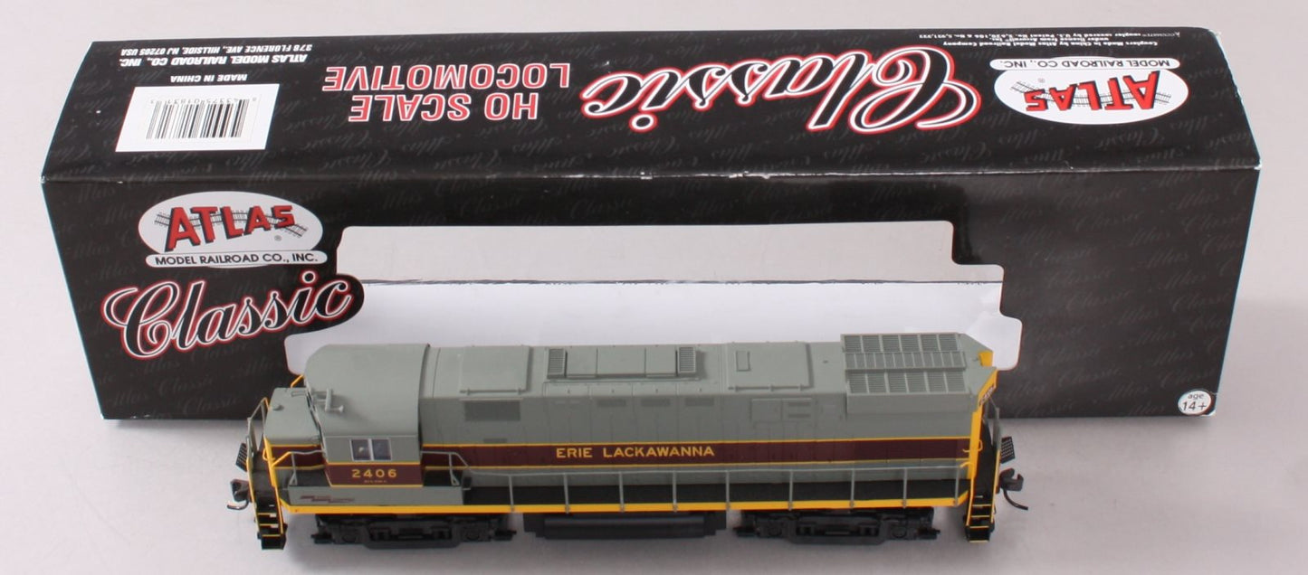 Atlas 10000687 HO Scale Erie Lackawanna C-424 Phase 1 Diesel Locomotive #2406