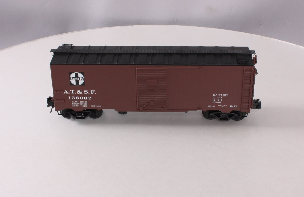 Atlas 8564-4 O Gauge Santa Fe 1937 AAR 40' Single Door Boxcar #138082 (3-Rail) LN/Box