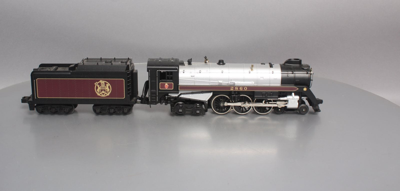 MTH 30-1169-1 O Gauge CP Royal Hudson 4-6-4 Steam Locomotive w/PS2 #2860 NIB