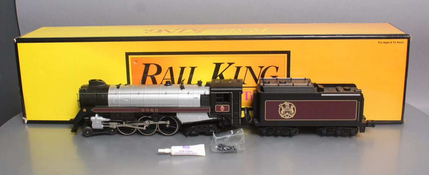 MTH 30-1169-1 O Gauge CP Royal Hudson 4-6-4 Steam Locomotive w/PS2 #2860 NIB