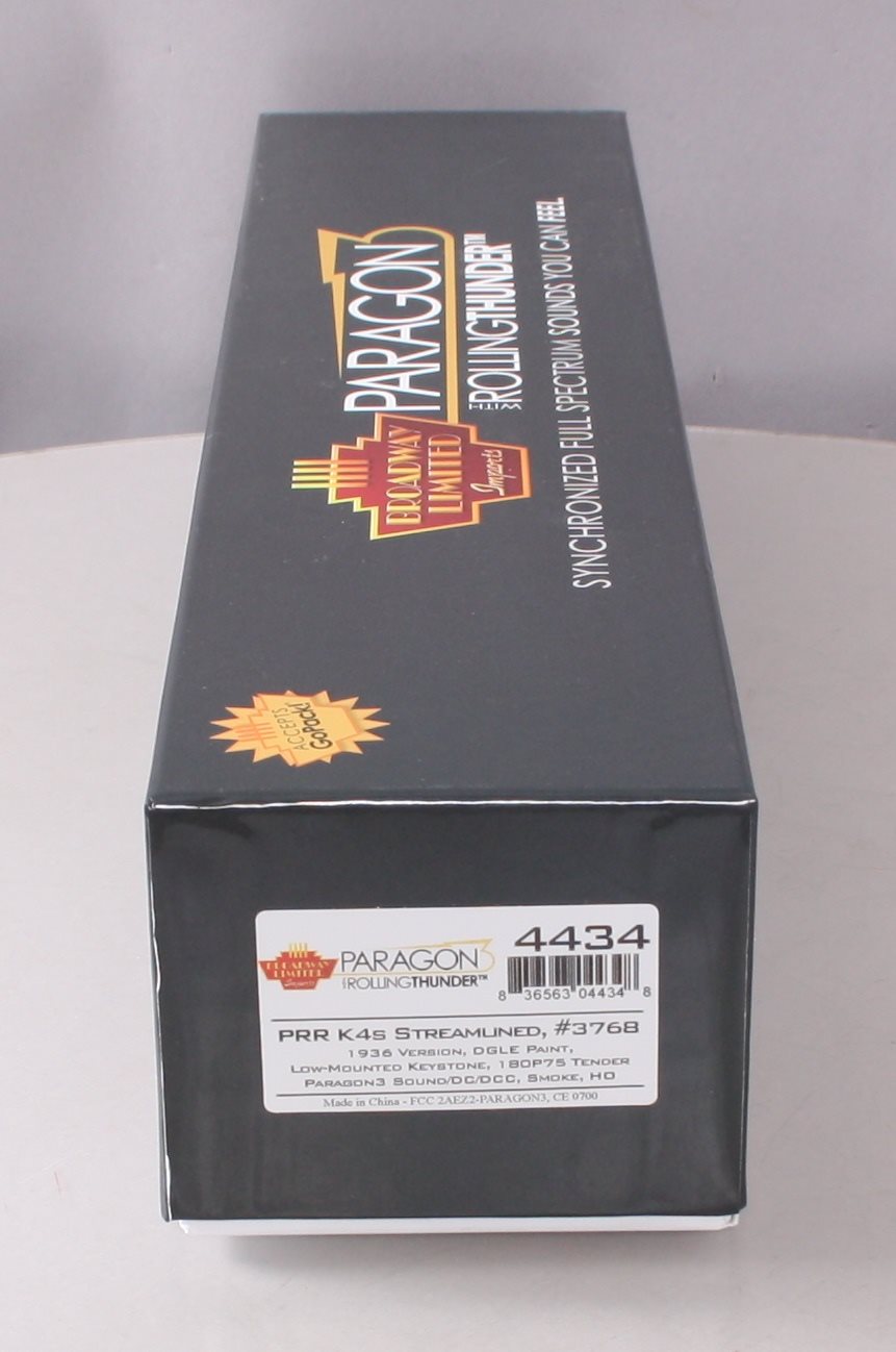 Broadway Limited 4434 HO PRR K4s Streamlined Steam Locomotive #3768 w Sound/DCC LN/Box