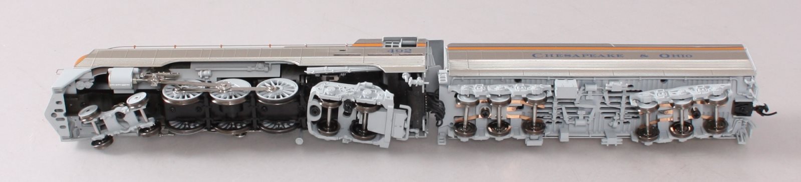 Broadway Limited 4552 HO Chesapeake & Ohio Class L-1 Hudson & Tender #492 w DCC