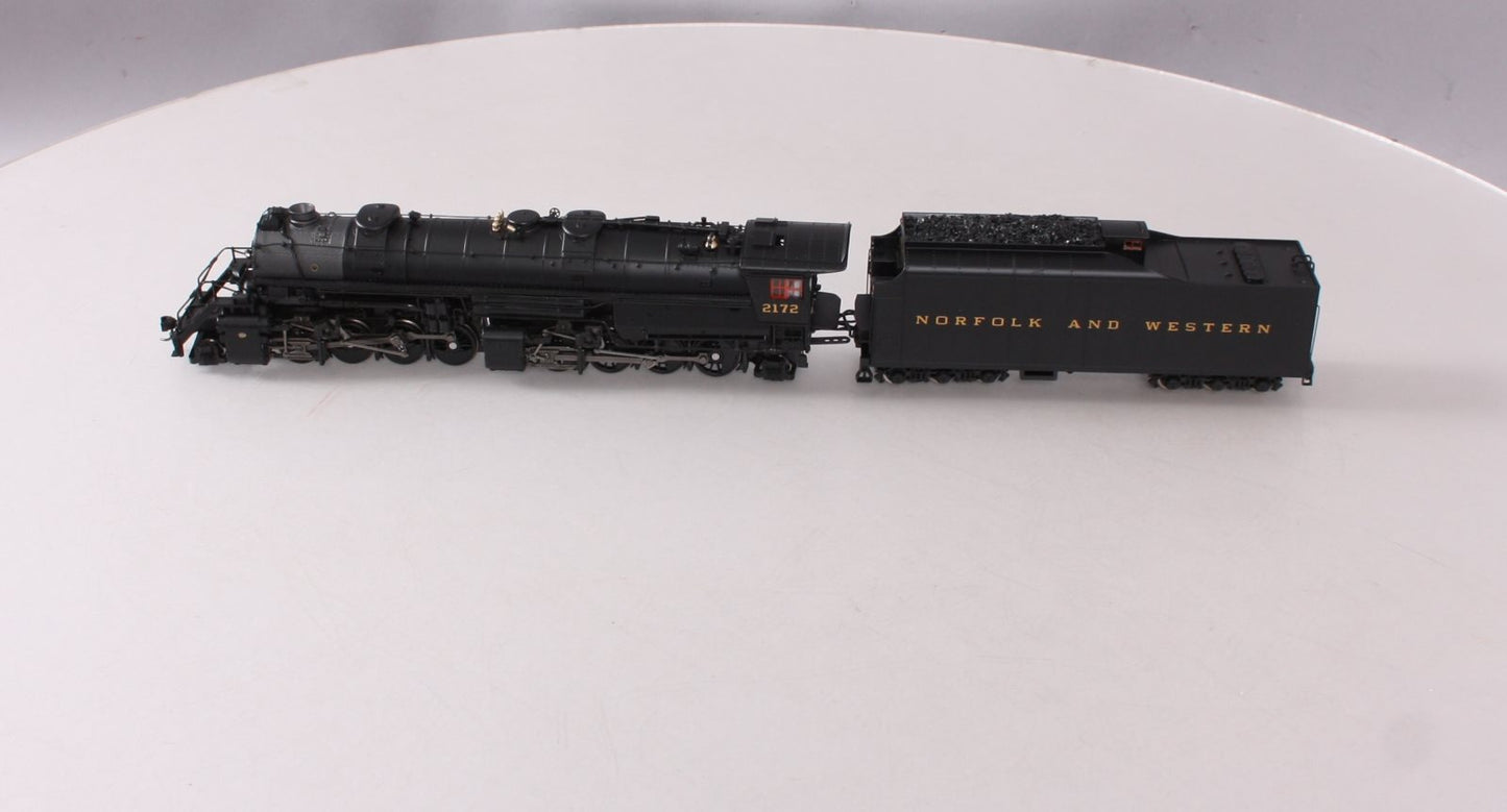 Broadway Limited 6410 HO N&W Y6b 2-8-8-2 Steam Locomotive & 22I Tender #2172 DCC