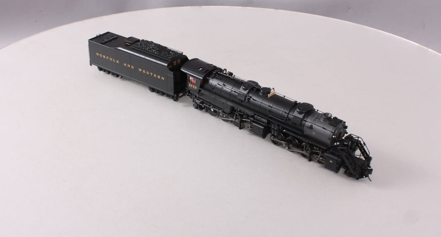 Broadway Limited 6410 HO N&W Y6b 2-8-8-2 Steam Locomotive & 22I Tender #2172 DCC