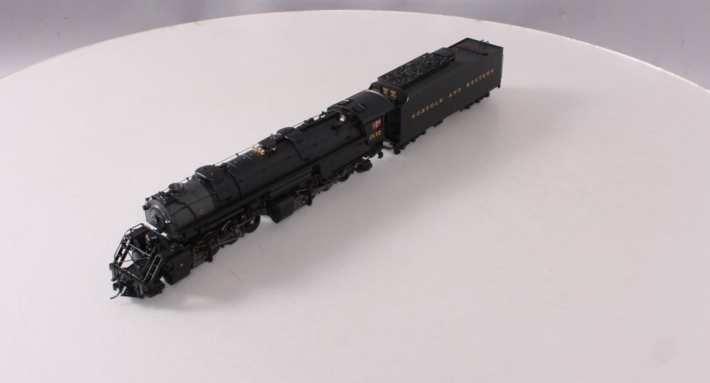Broadway Limited 6410 HO N&W Y6b 2-8-8-2 Steam Locomotive & 22I Tender #2172 DCC