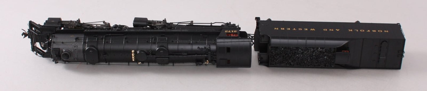 Broadway Limited 6410 HO N&W Y6b 2-8-8-2 Steam Locomotive & 22I Tender #2172 DCC